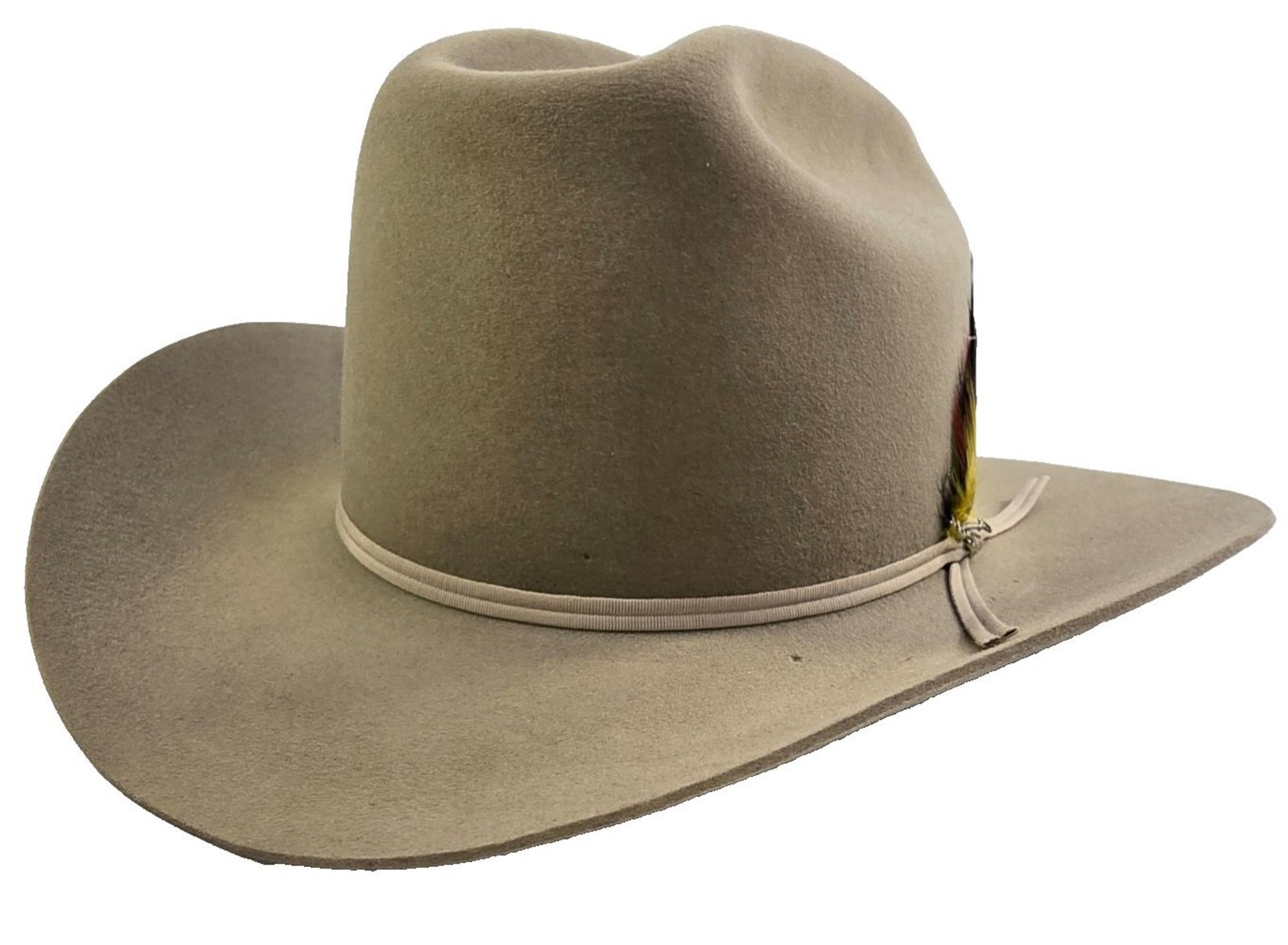 1960s 7 1/8 Stetson 4X Beaver Western Cowboy Hat Silverbelly Vintage w/ Box