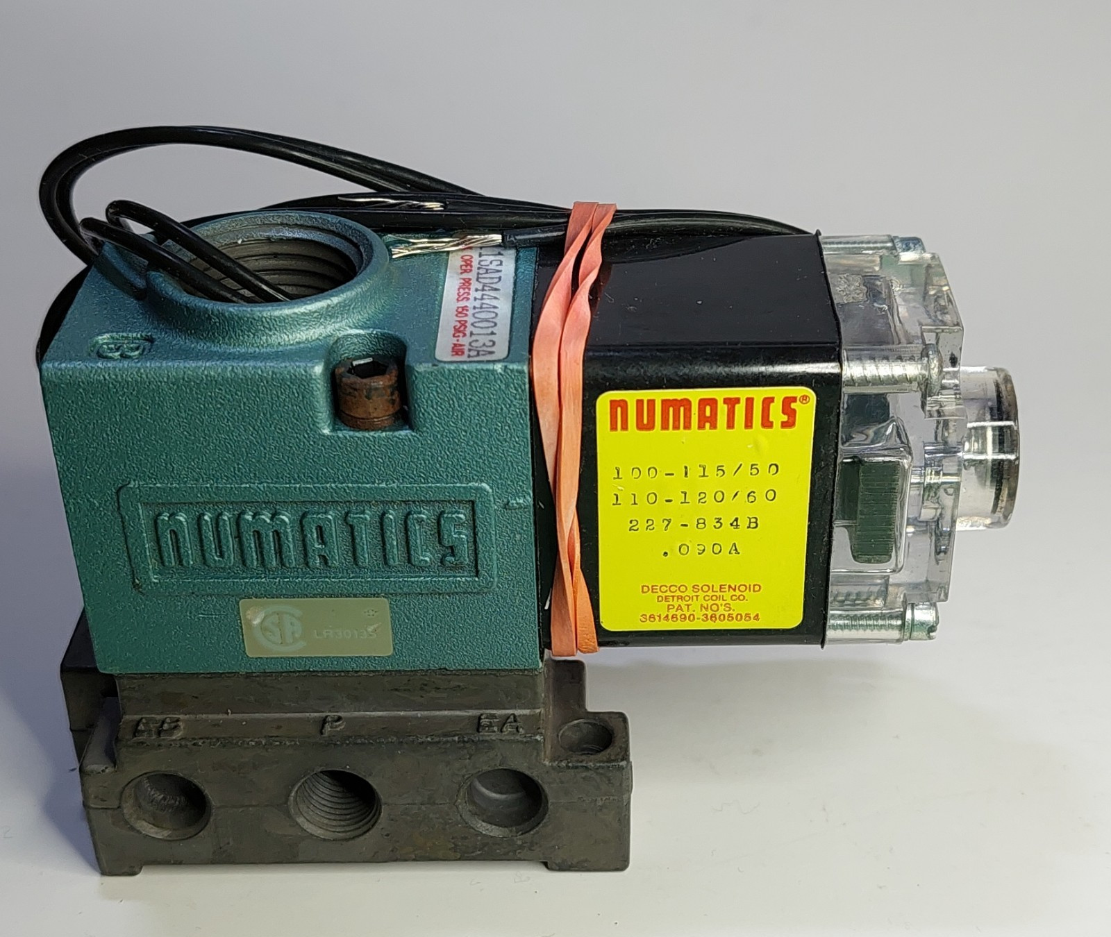 NUMATICS VALVE 11SAD444O013A SOLENOID VALVE