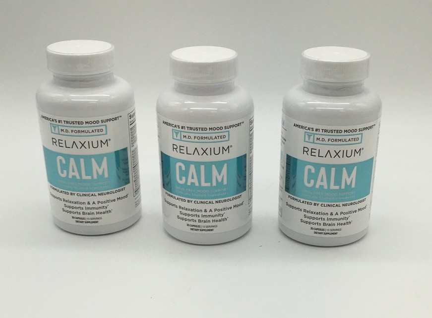 3X RELAXIUM CALM MOOD SUPPORT 30 CAPSULES EXP 10/26+ NEW AND SEALED 3X RELAXIUM CALM MOOD SUPPORT 30 CAPSULES EXP 10/26+ NEW AND SEALED