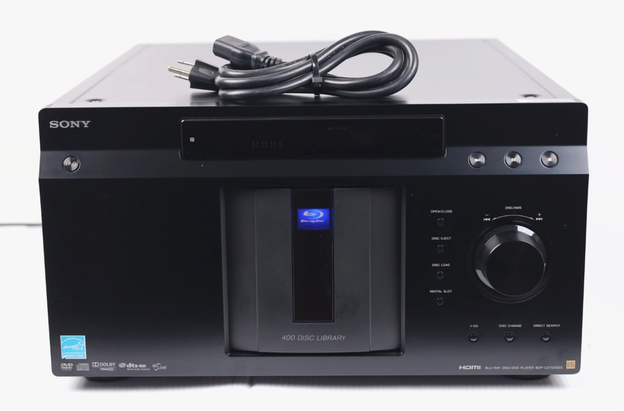 Sony BDP-CX7000ES 400 Blu-Ray Disc Library Changer y20