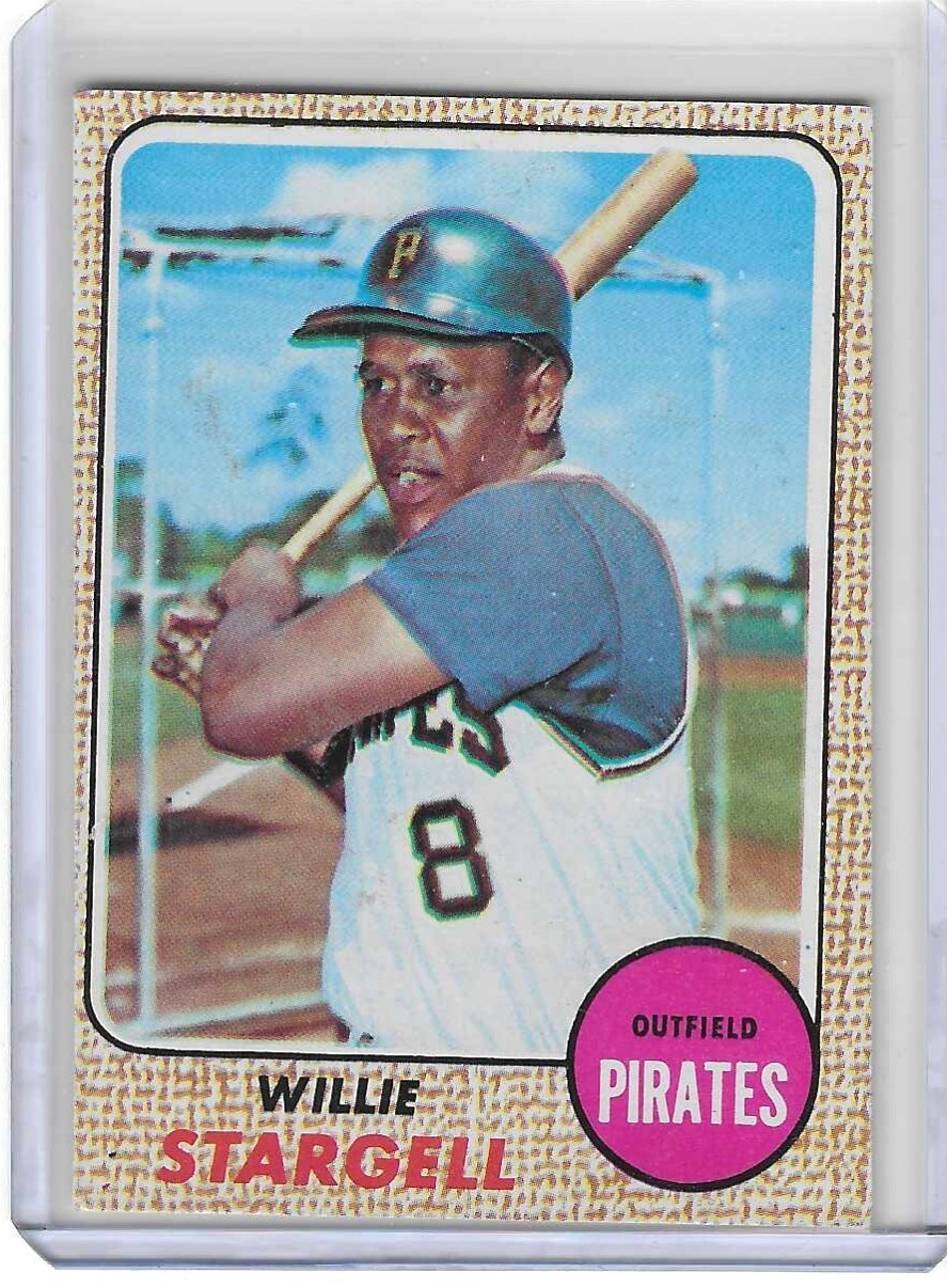 1968 Topps Willie Stargell - #86 Pirates HOF (EX-NM) 1968 Topps Willie Stargell - #86 Pirates HOF (EX-NM)