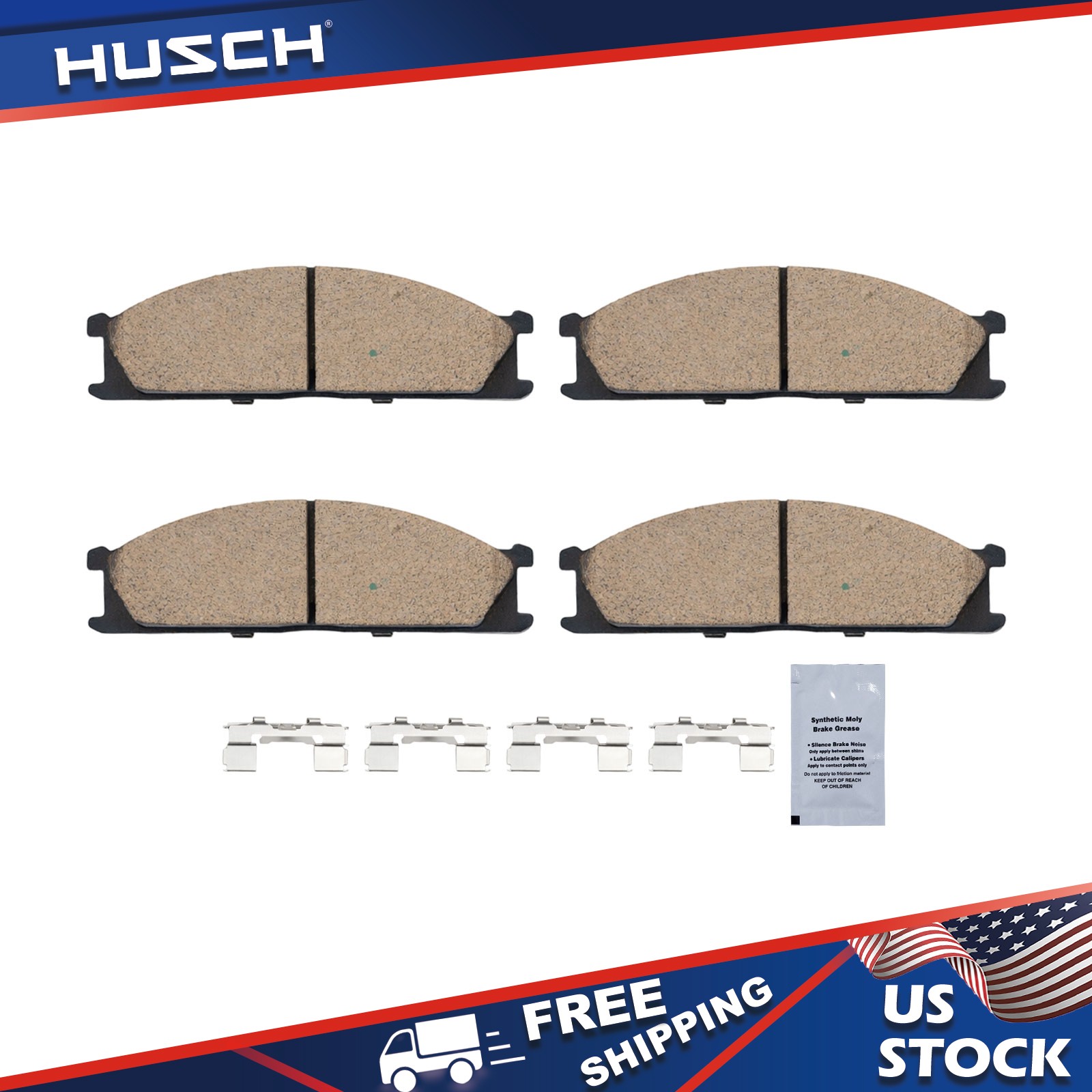 Front Ceramic Quiet Brake Pads for Nissan 720 D21 Frontier Pathfinder Subaru SVX
