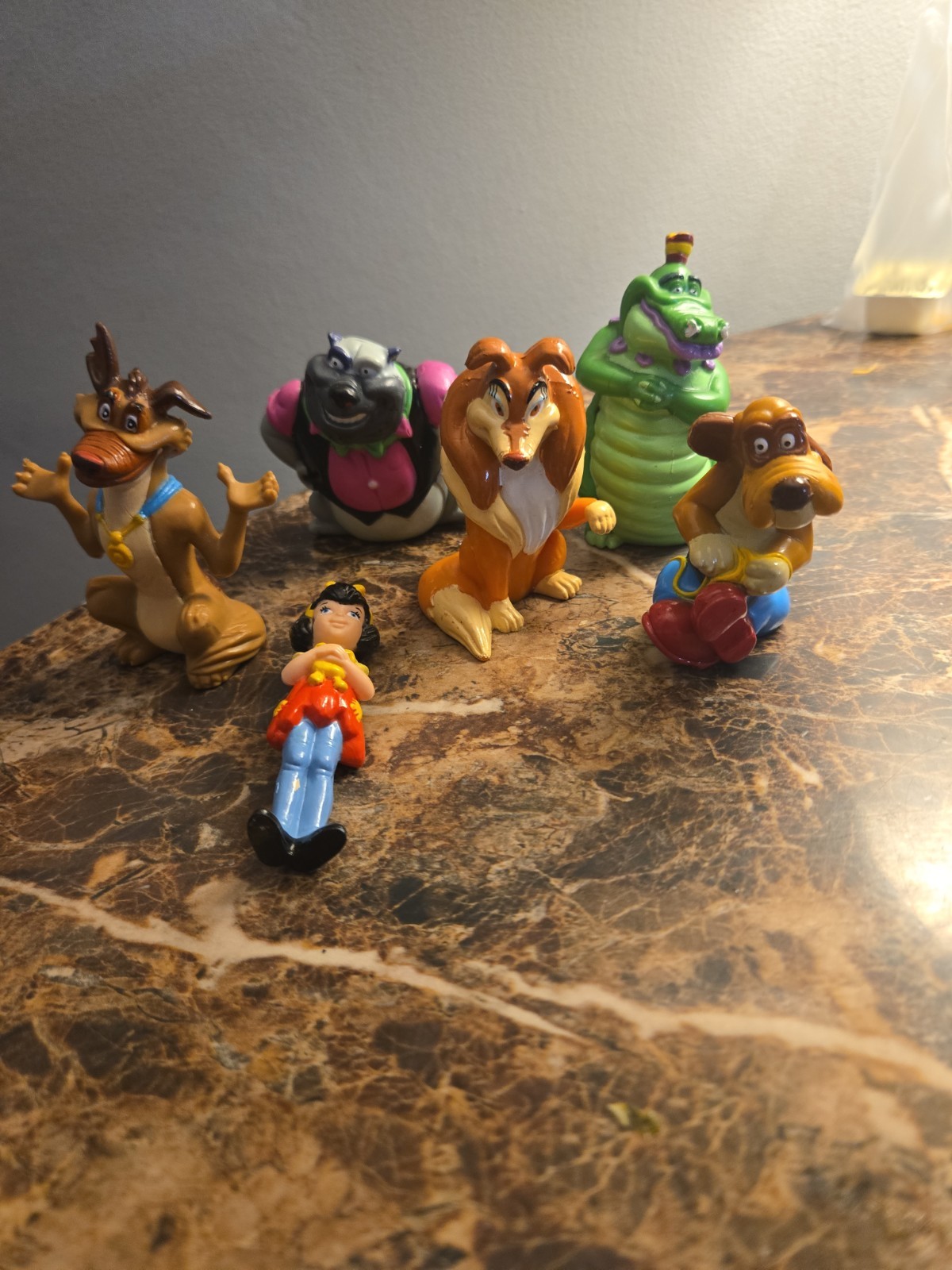Vintage Wendy\'s 1989 - All Dogs Go to Heaven - Complete Set of 6 Vintage Wendy\'s 1989 - All Dogs Go to Heaven - Complete Set of 6