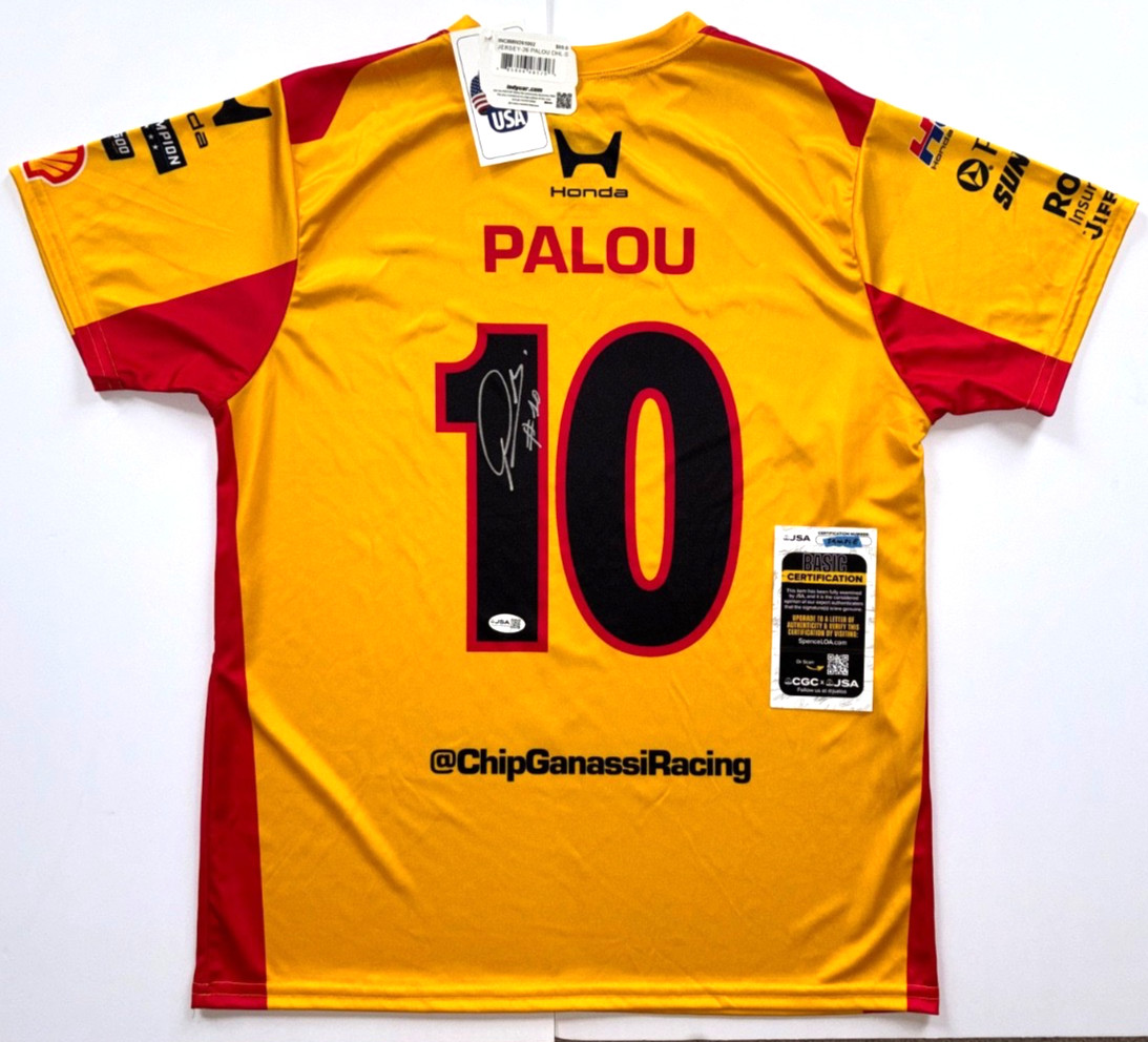 2026 ALEX PALOU SIGNED INDIANAPOLIS INDY 500 JERSEY SHIRT RACING IRL CHAMP JSA 2026 ALEX PALOU SIGNED INDIANAPOLIS INDY 500 JERSEY SHIRT RACING IRL CHAMP JSA