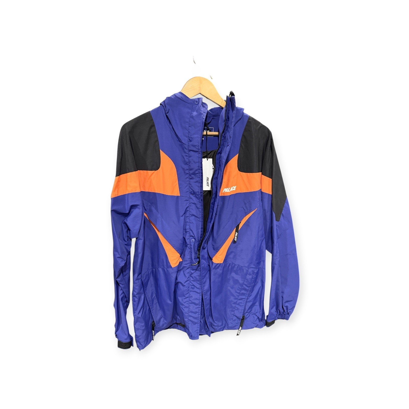 Palace Skateboards Speeder Jacket Men\'s Size Small Blue Orange Palace Skateboards Speeder Jacket Men\'s Size Small Blue Orange