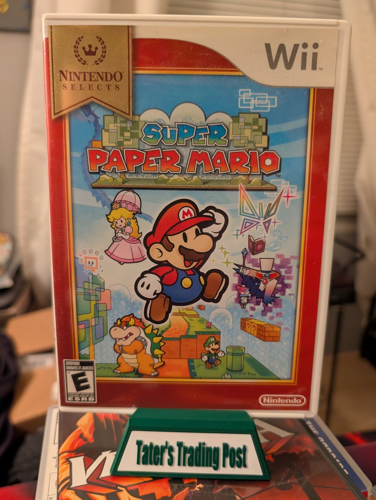 Super Paper Mario Nintendo Selects CIB, Wii, 2011 Super Paper Mario Nintendo Selects CIB, Wii, 2011