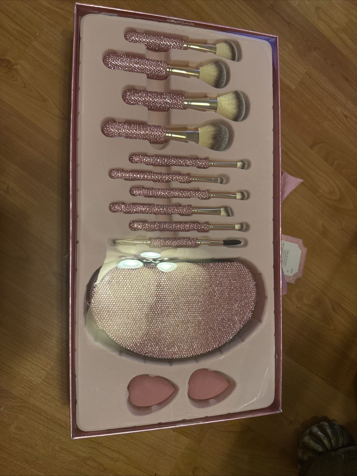 Glitz Glam pink Rhinestone Makeup Brush Set Viral TikTok Edition 13 Pieces NEW Glitz Glam pink Rhinestone Makeup Brush Set Viral TikTok Edition 13 Pieces NEW