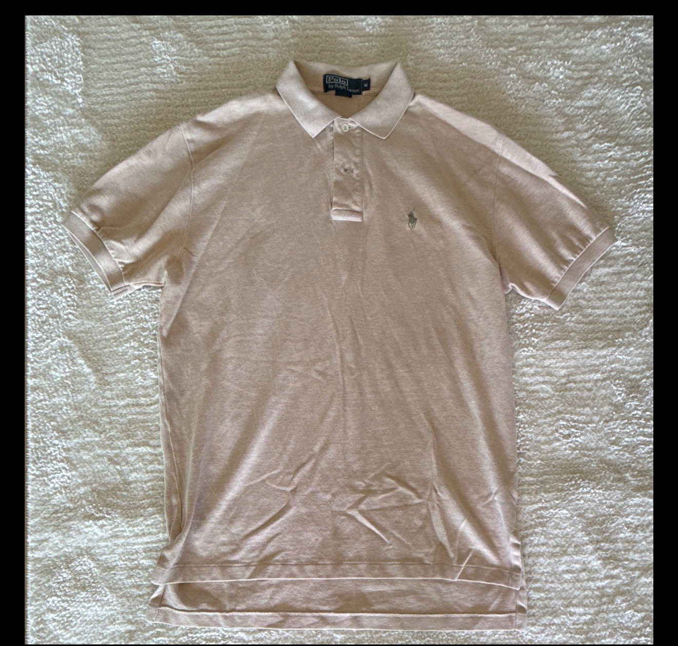 Vintage Polo Ralph Lauren Men’s Solid Short Sleeve Collared Polo Shirts Size M Vintage Polo Ralph Lauren Men’s Solid Short Sleeve Collared Polo Shirts Size M