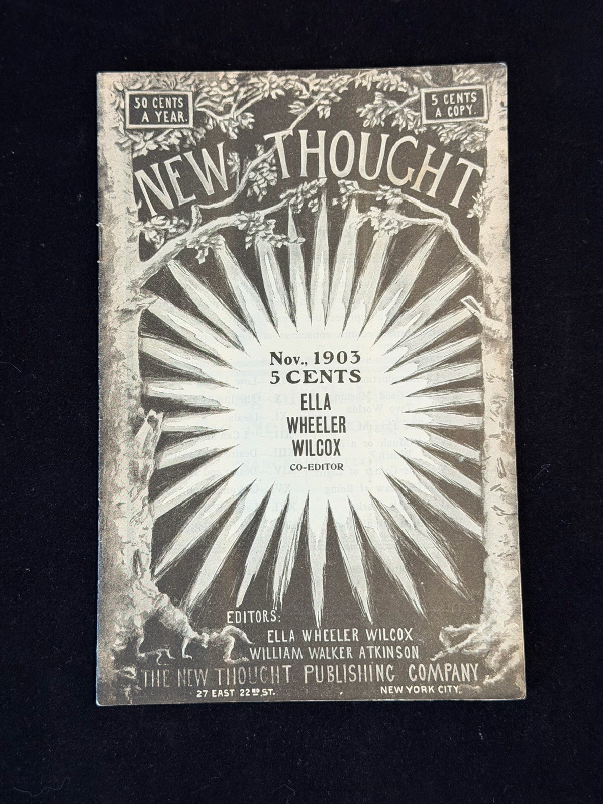 Rare 🔥 1903 New Thought Magazine William Walker Atkinson Ella Wheeler Wilcox Rare 🔥 1903 New Thought Magazine William Walker Atkinson Ella Wheeler Wilcox