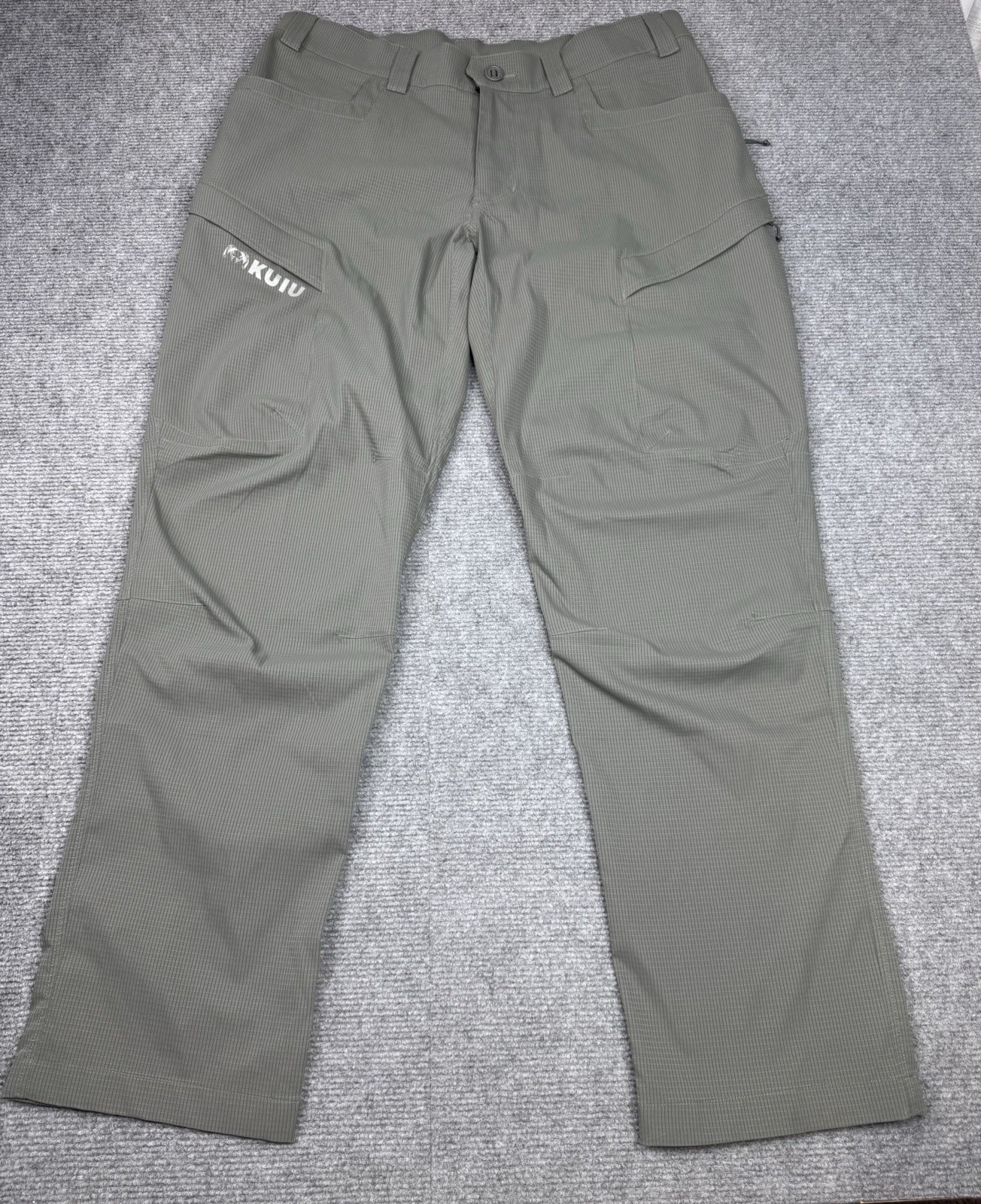 KUIU Tiburon Men’s Hunting Pants Size 36S Vented Cargo 36x32 Gray/Green KUIU Tiburon Men’s Hunting Pants Size 36S Vented Cargo 36x32 Gray/Green