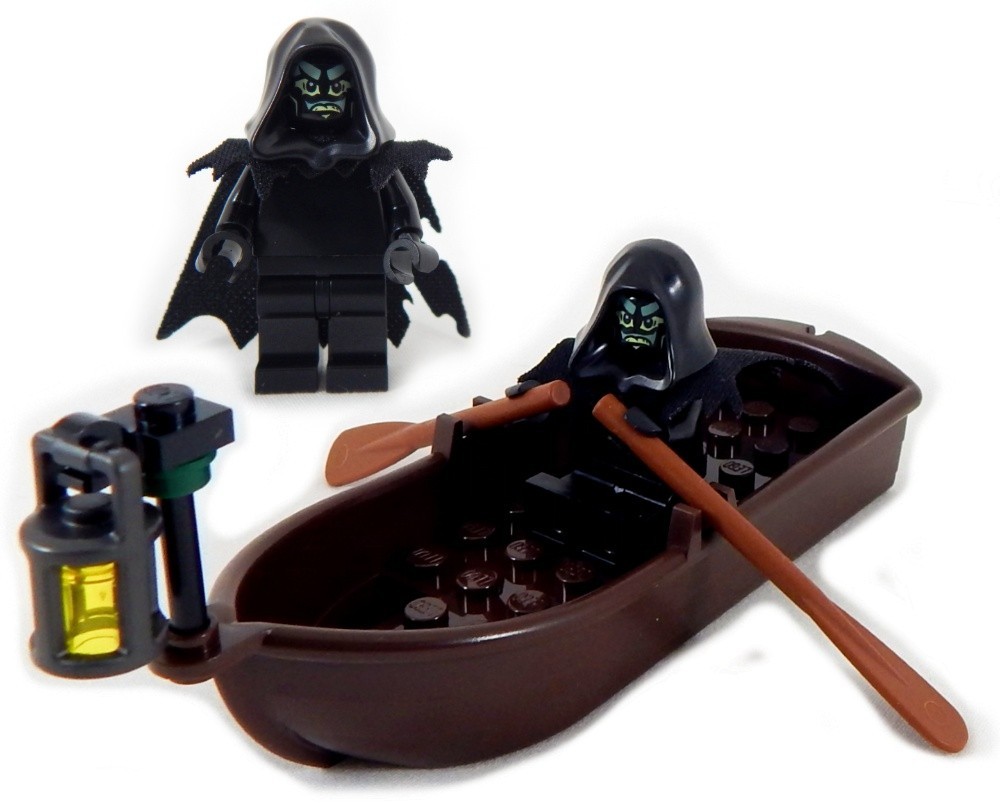NEW LEGO FERRYMAN CHARON river styx boat halloween minifig ghost grim reaper NEW LEGO FERRYMAN CHARON river styx boat halloween minifig ghost grim reaper