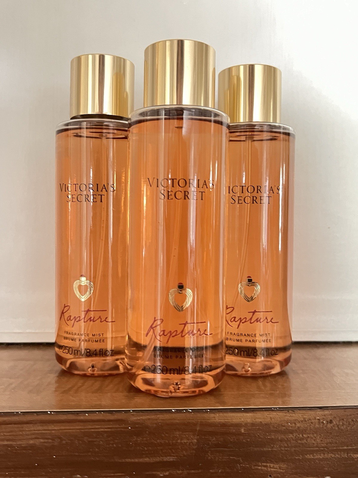 3 Victoria\'s Secret Rapture Fine Fragrance Mist New Discontinued 3 Victoria\'s Secret Rapture Fine Fragrance Mist New Discontinued