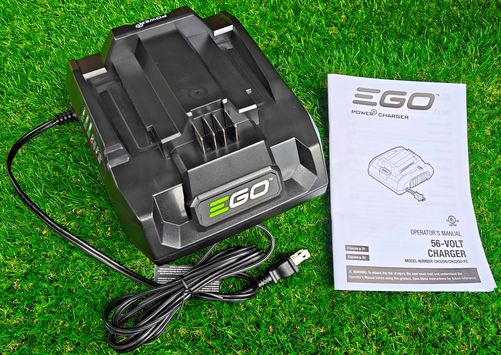 Genuine New OEM EGO POWER+ 56V Lithium Battery Charger CH3200 320W - US Seller