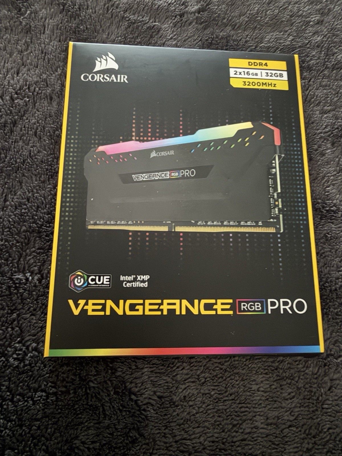 Cosair Vengeance RGB Pro CMWX8GD3200C16W4 16GB DDR4 3200 CL16 Desktop Memory