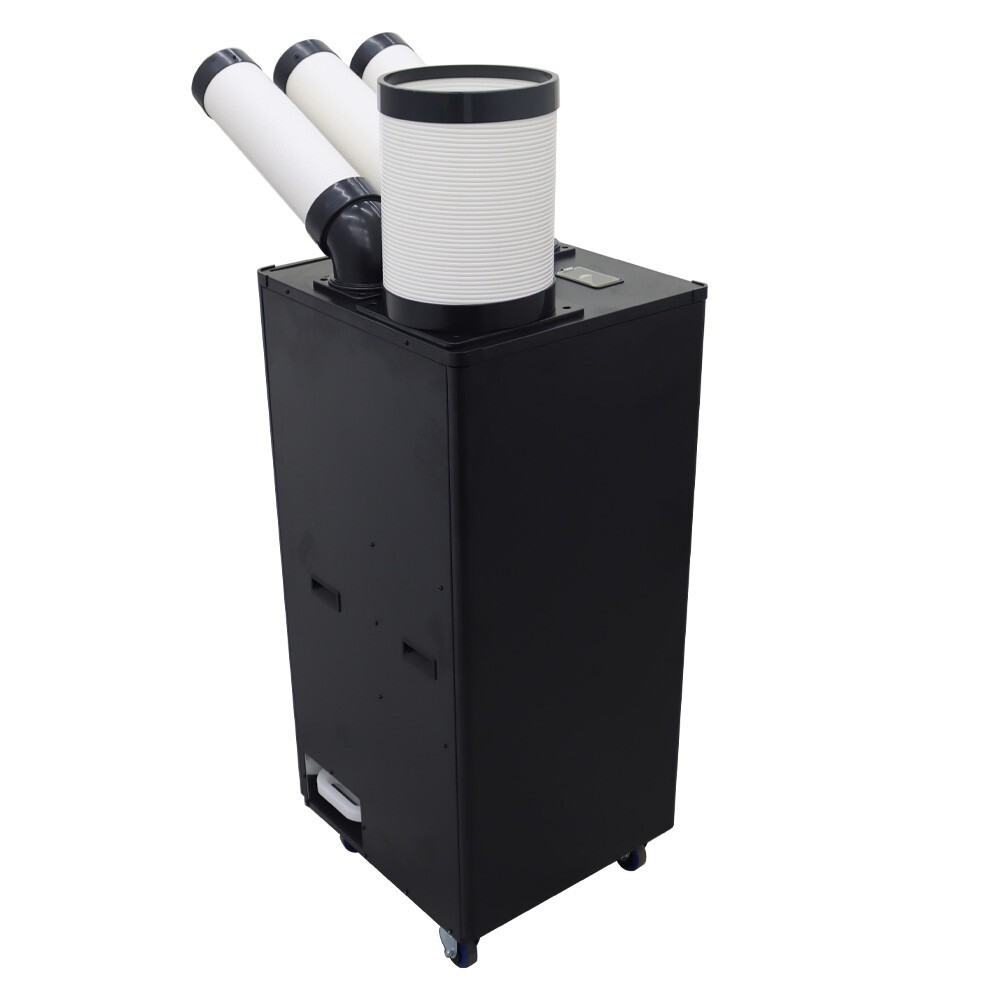 TECHTONGDA 220V Industrial Air Conditioner 22500 Btu/h 2.5KW 3Outlets SpotCooler