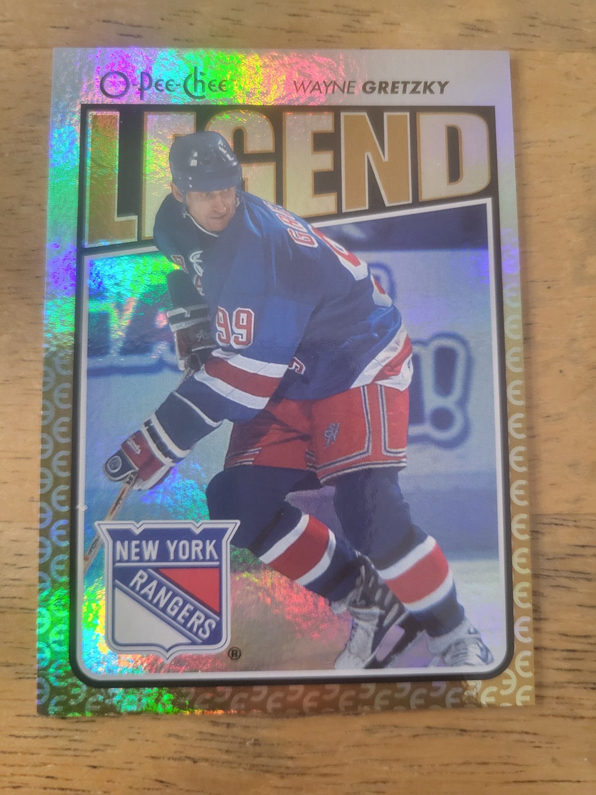 2009-10 O-Pee-Chee - Legend Wayne Gretzky #551 Rainbow Foil 2009-10 O-Pee-Chee - Legend Wayne Gretzky #551 Rainbow Foil