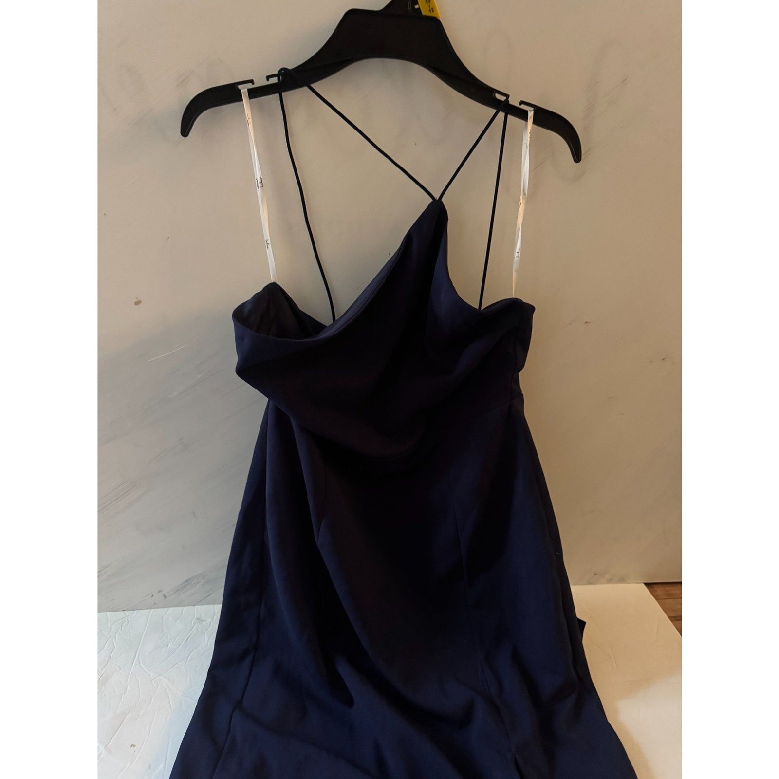 Lulus Navy Strappy Back Cowl Neck Dress Size M New with Tags