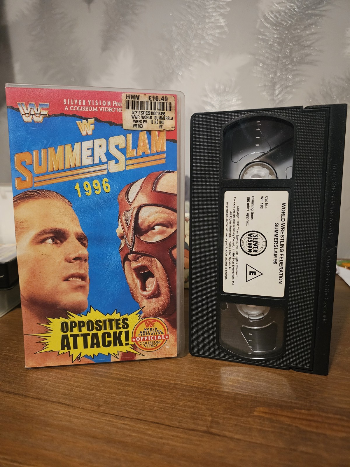 Rare WWF 1996 Summerslam PPV VHS Shawn Michaels Vader WWE WCW ECW 