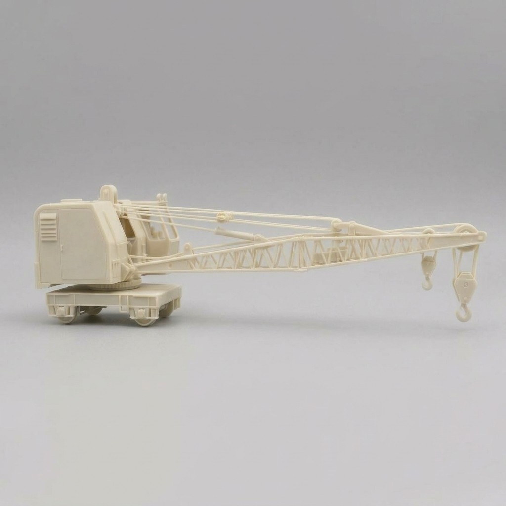N Scale Railroad Crane 1:160 Unpainted 3D Printed Kit Layout Diorama Detailed