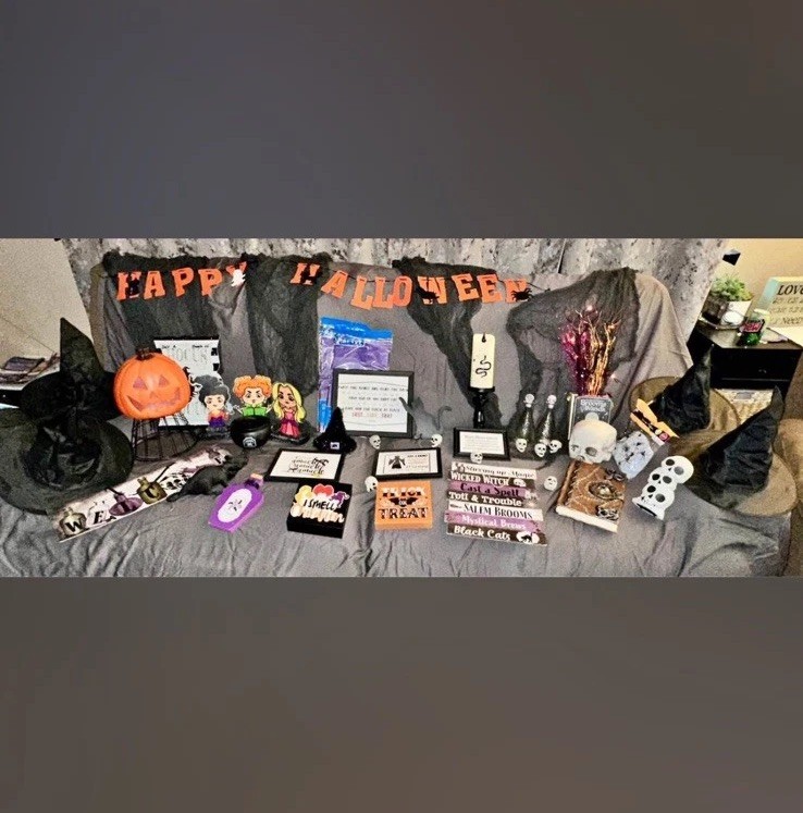 Hocus Pocus Halloween Décor Lot Book of Spells Witches Sanderson Sisters Party