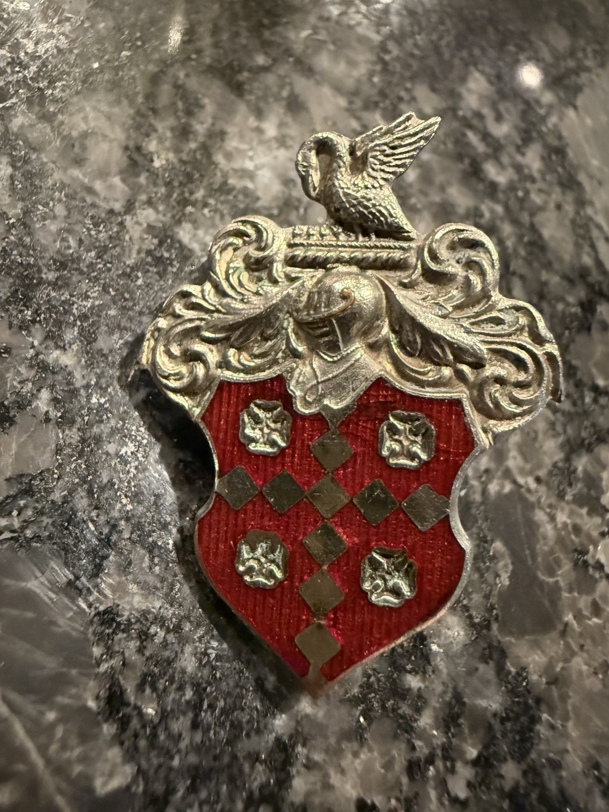 Vintage 1940s - 1950s Packard luxury model Packard automotive crest emblem Vintage 1940s - 1950s Packard luxury model Packard automotive crest emblem