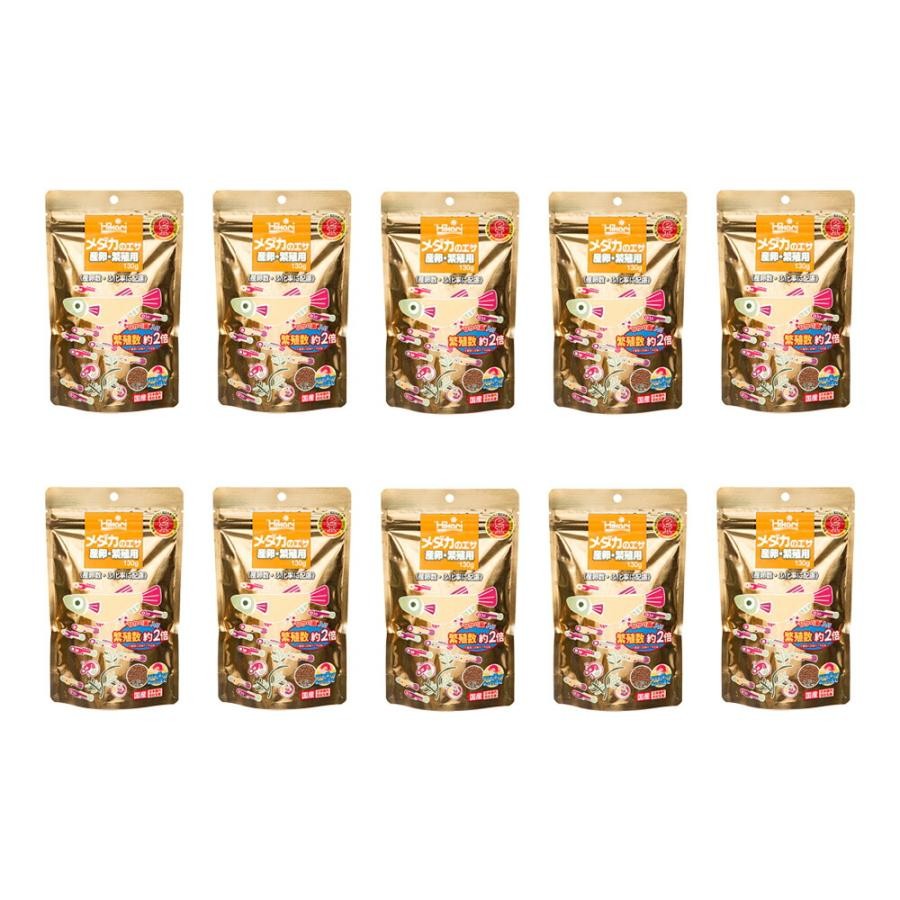 Kyorin Hikari Medaka Fish Food for Spawning Breeding 130g Set of 10 JDM New