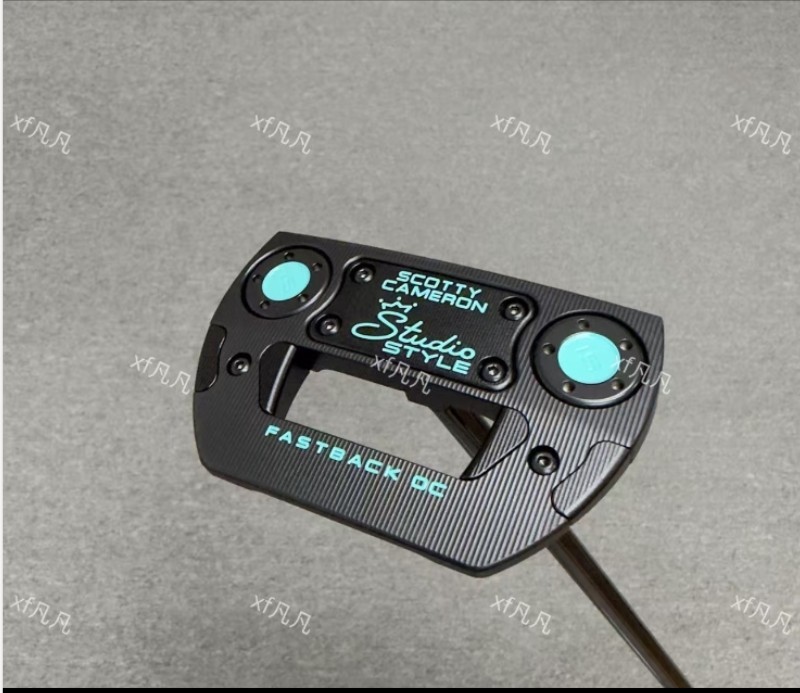 Rare Scotty Cameron Studio Style Fastback OC Mallet Putter RH Black/Blue