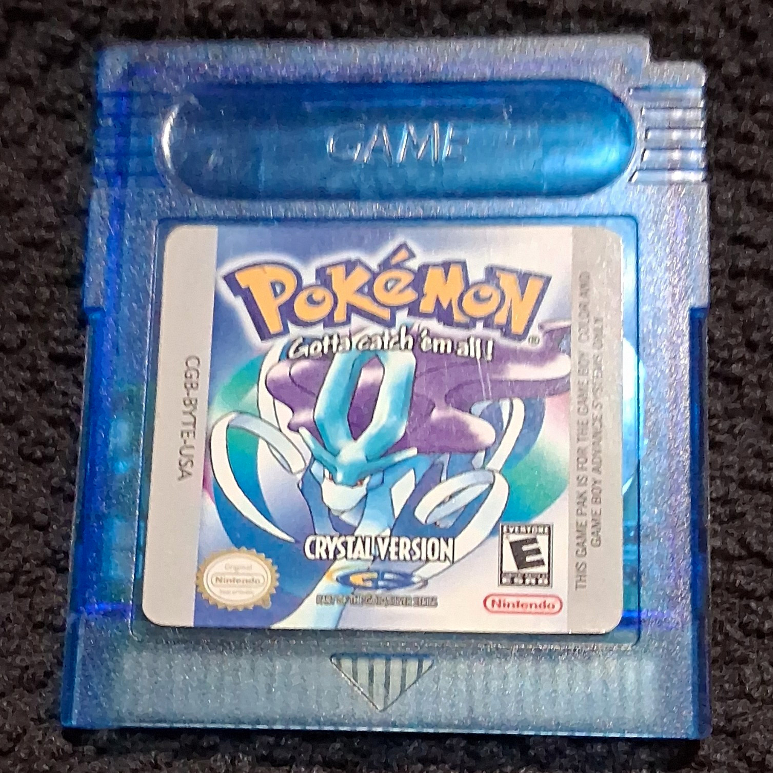 Nintendo Pokémon Crystal Version Cartridge for Game Boy Color NTSC-U/C E