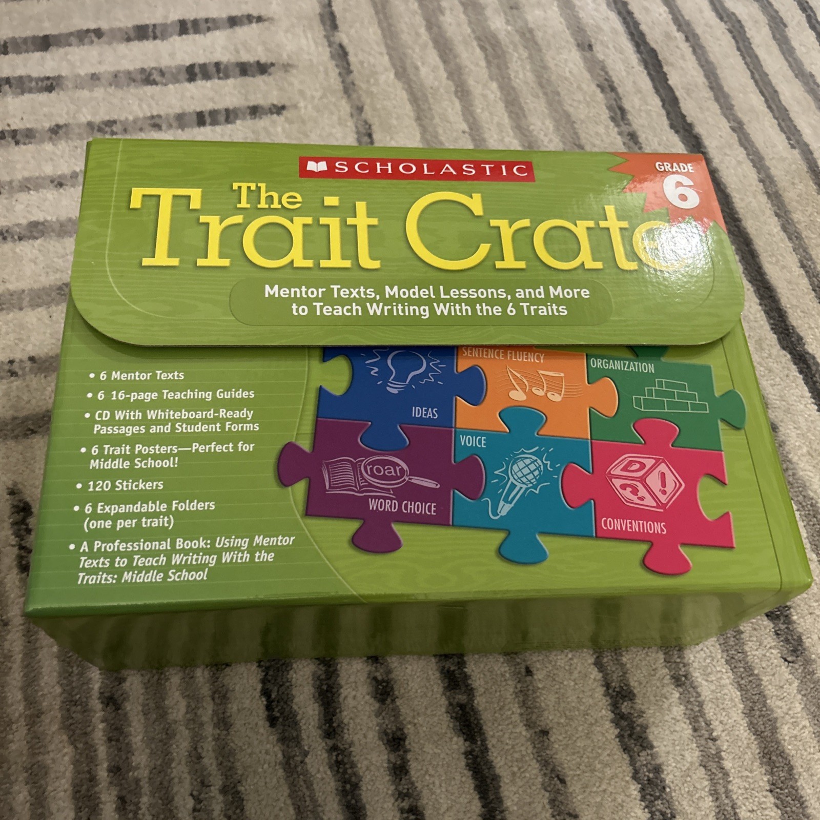 Trait Crate Grade 6  scholastic  mentor texts , lessons  writing by Ruth Culham 