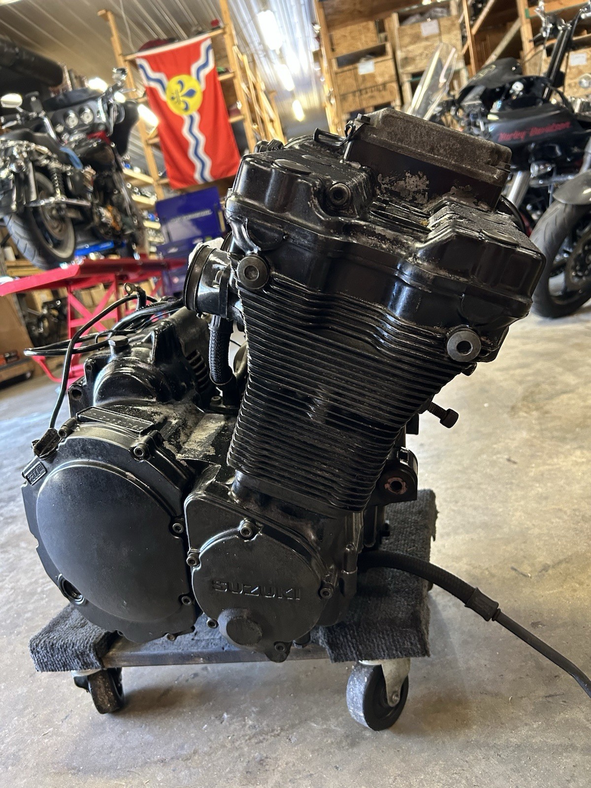 97-00 Suzuki Bandit GSF1200S running & compression tested engine motor 45221mile