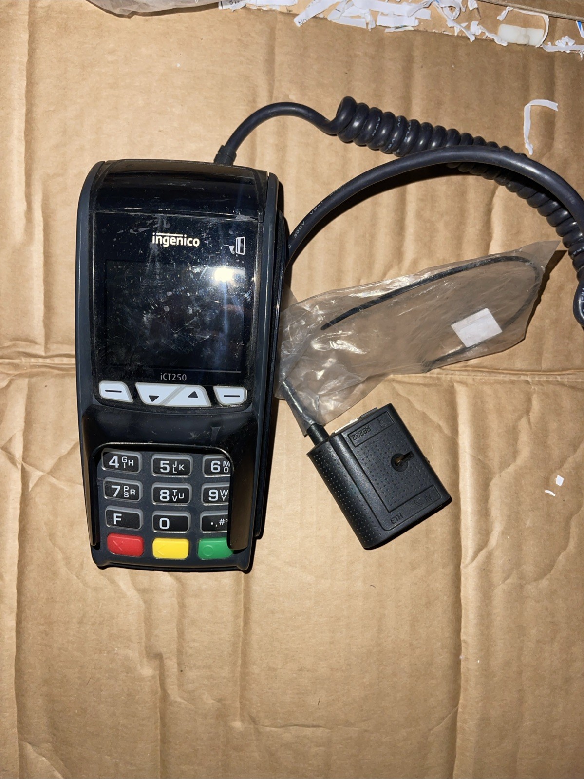 Handheld Ingenico Desk Ict 250 Credit Card Terminal #1