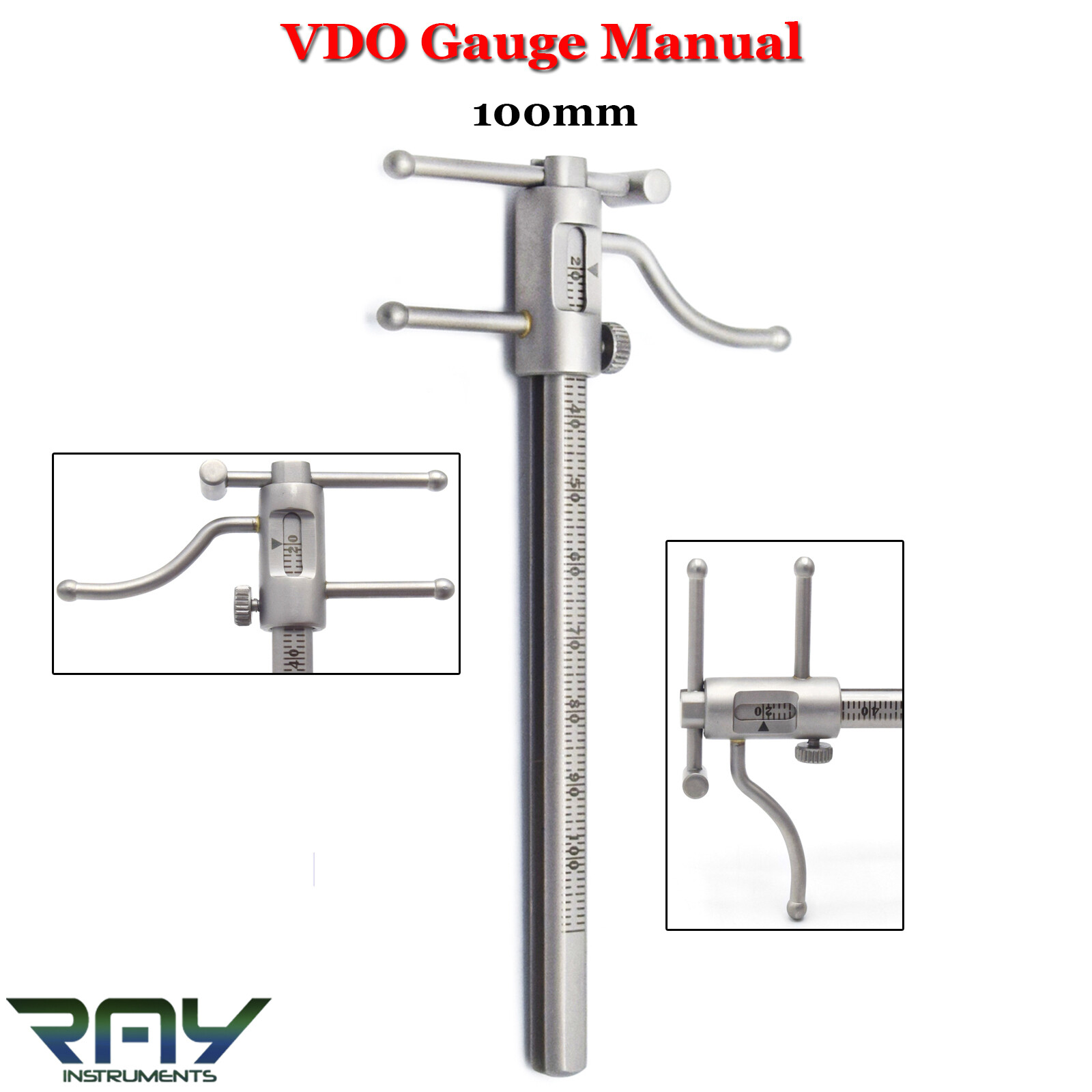 VDO Gauge Dental Venus Apollo Gauge Measurment Pin On Instrument Stainless Steel