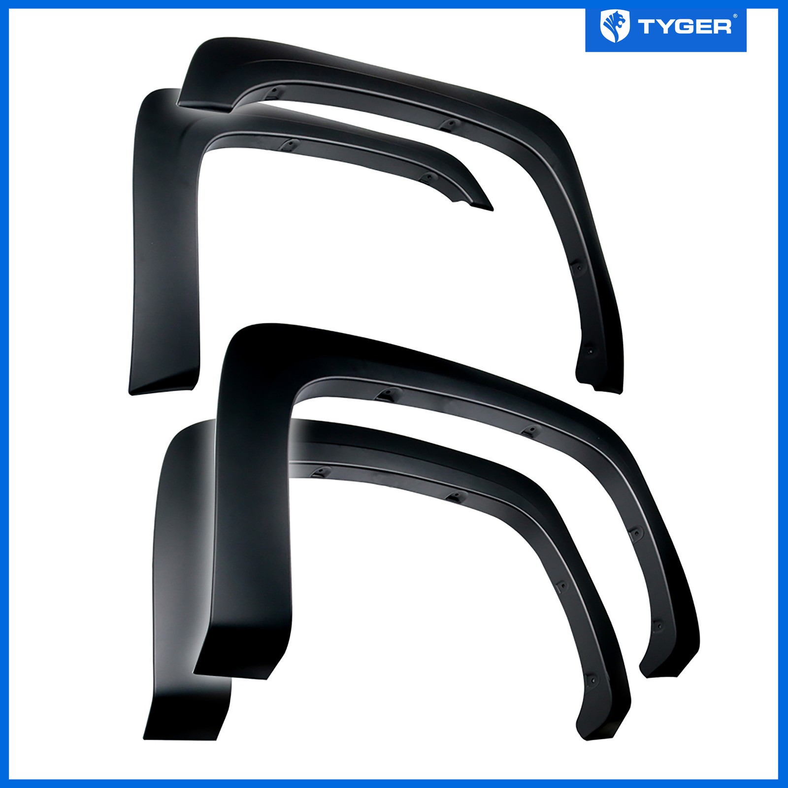 TYGER Factory Style Fender Flare fit 07-13 Silverado 6.5' & 8' Bed TYGER Factory Style Fender Flare fit 07-13 Silverado 6.5' & 8' Bed