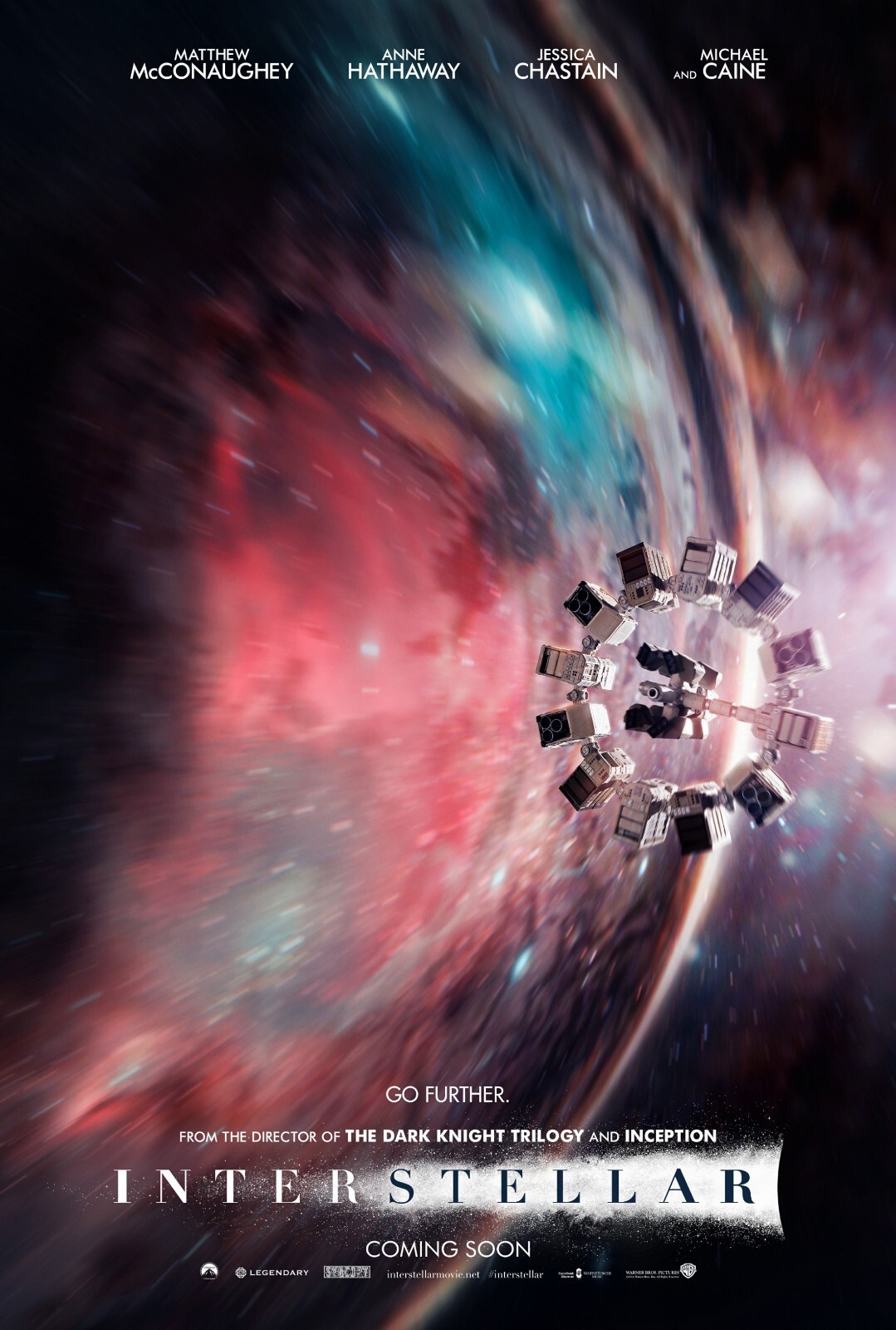2014 Interstellar Movie Poster 11X17 Matthew McConaushey Anne Hathaway 🍿