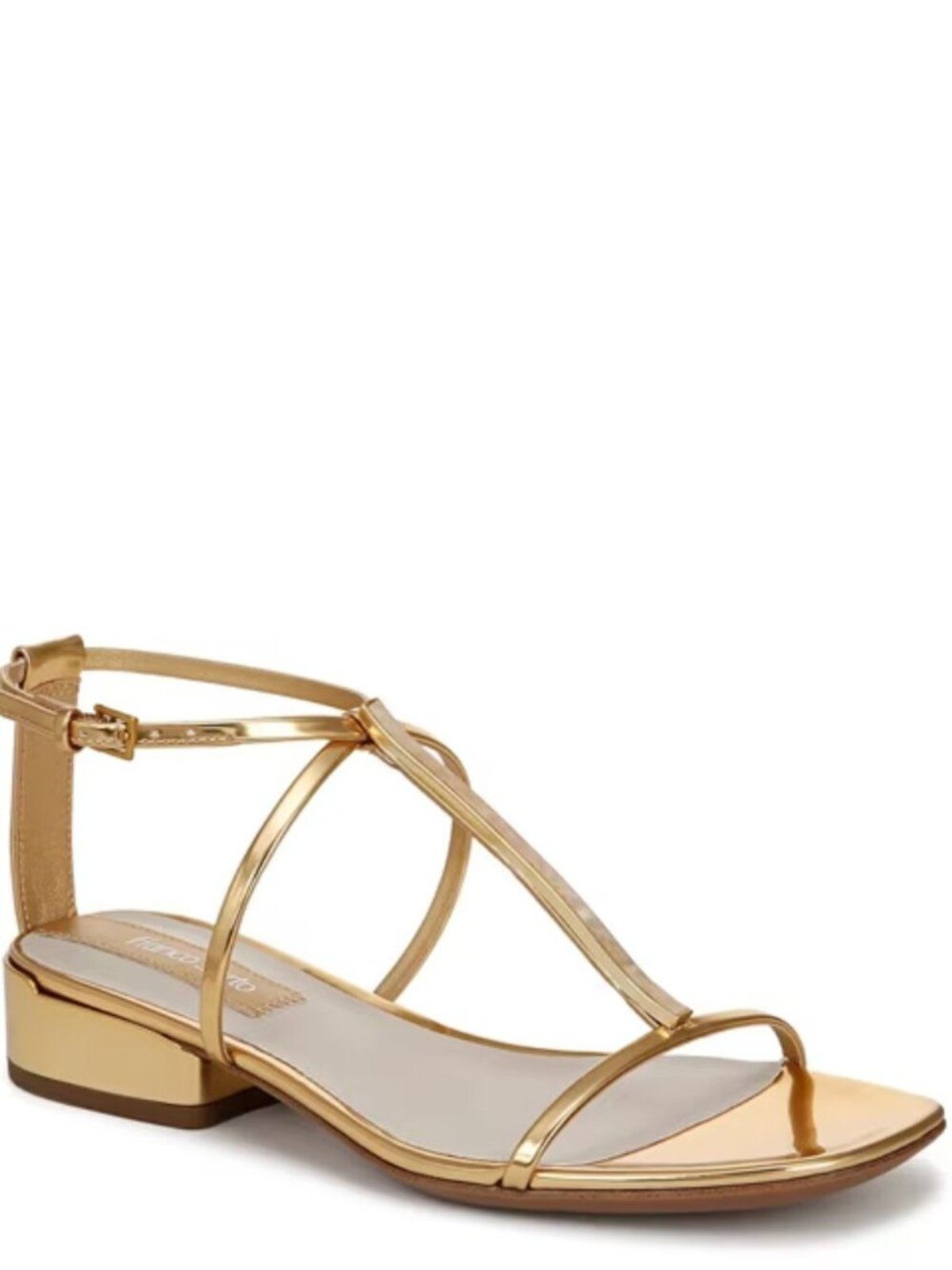 Franco Sarto Misty Sandals Strappy Metallic Gold NWT Size 5.5 Franco Sarto Misty Sandals Strappy Metallic Gold NWT Size 5.5