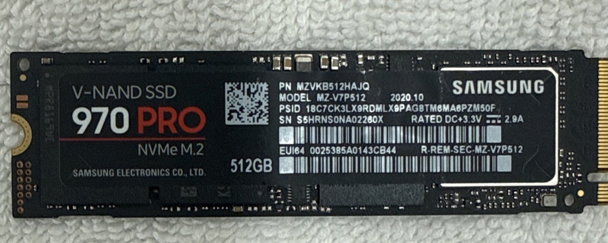Samsung 970 EVO Plus 500GB M.2 NVMe Internal SSD 