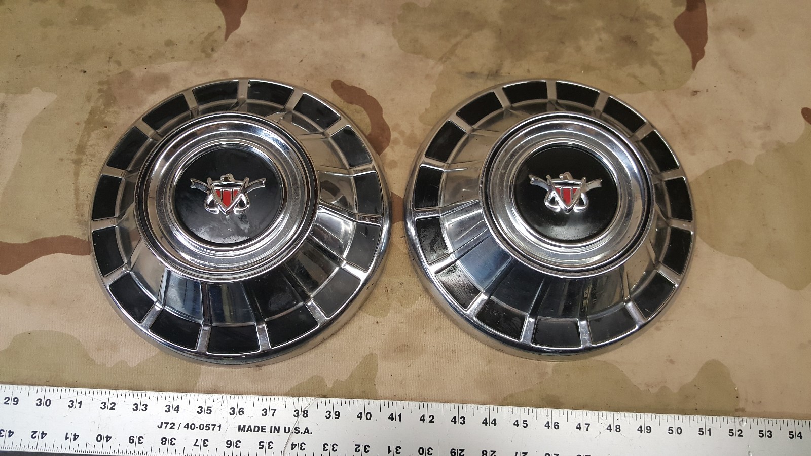 (2) 1966 1967 Rambler AMC Ambassador Hub Caps Wheel Covers OEM 66 67 (2) 1966 1967 Rambler AMC Ambassador Hub Caps Wheel Covers OEM 66 67