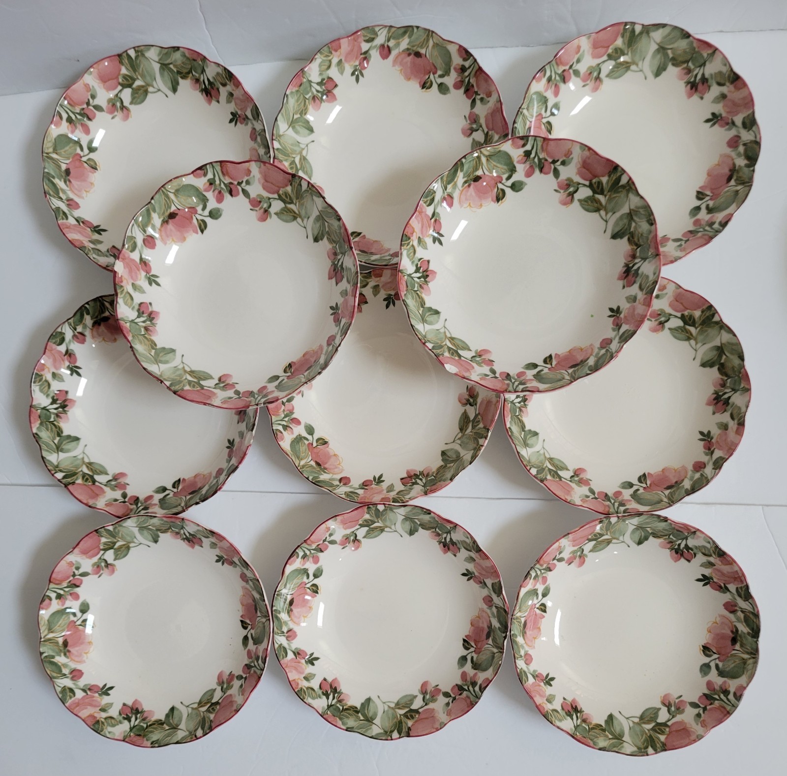 Nikko Precious Soup Bowls Set of 11 6 5/8\