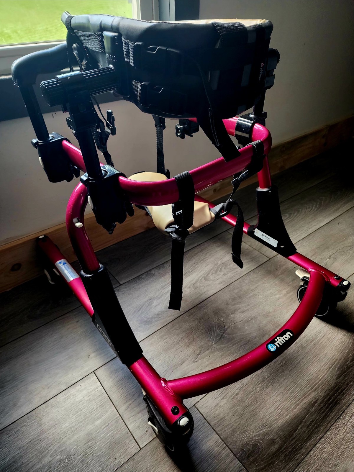Kids Rifton Pacer K501 Pediatric Gait Trainer Pink Medical Walker Special Needs