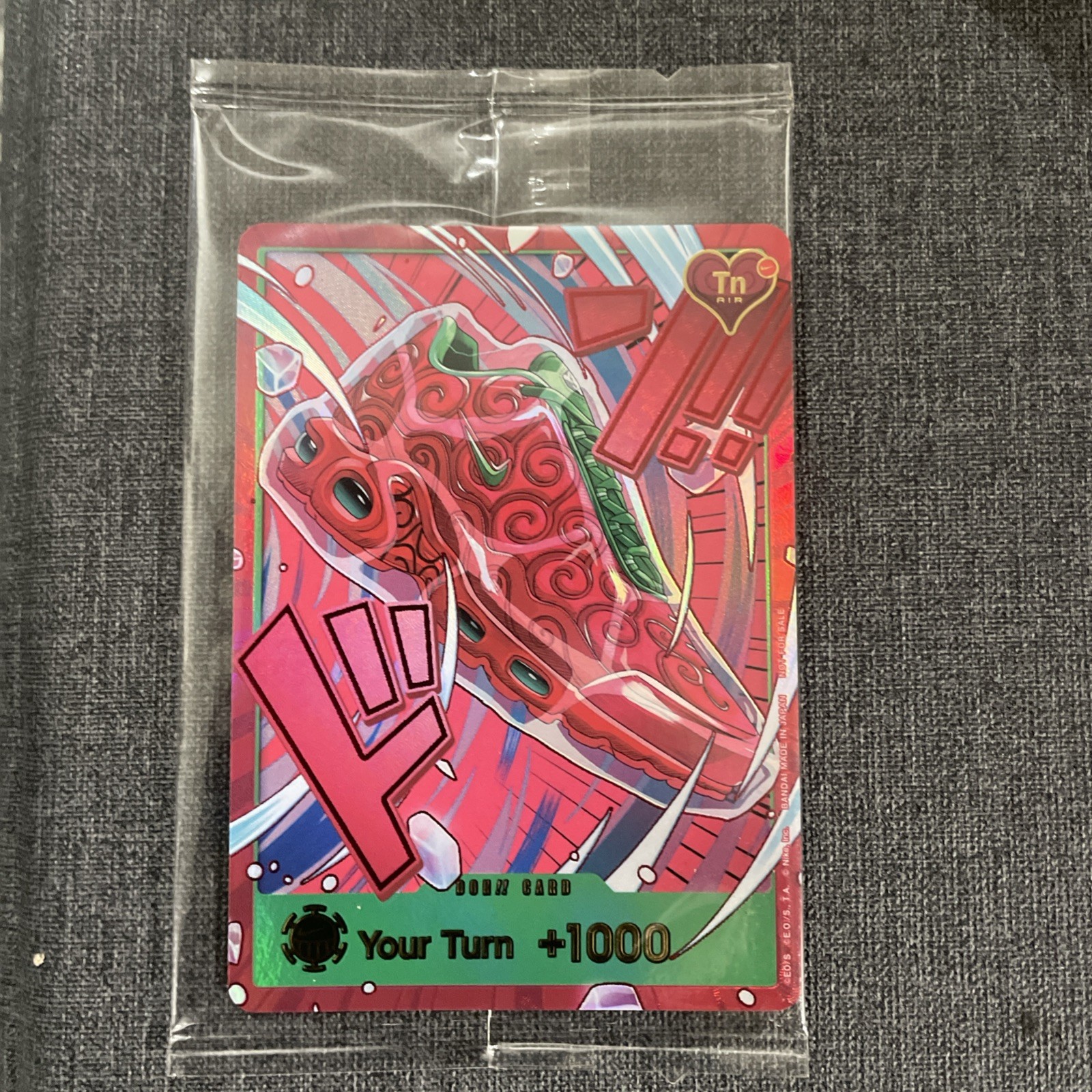 One Piece x Nike 2026 Air Max Plus Ope Ope DON Promo Card (English) Ungraded