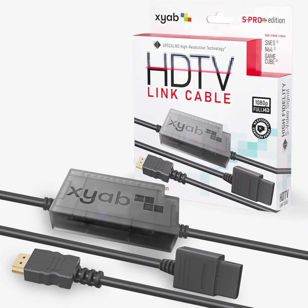 Nintendo SNES, N64, GameCube - HD TV Link Cable Cord Full 1080 HDMI - New