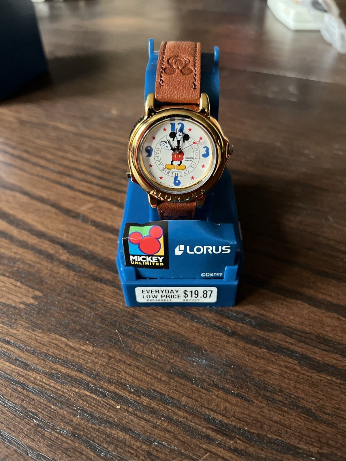 VINTAGE LORUS DISNEY MICKEY MOUSE “HAPPY BIRTHDAY TO YOU” NEW WITH TAGS VINTAGE LORUS DISNEY MICKEY MOUSE “HAPPY BIRTHDAY TO YOU” NEW WITH TAGS