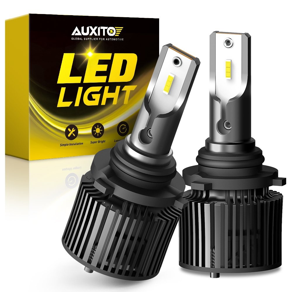 AUXITO 9006 HB4 LED Headlight Bulbs High Low Beam Conversion Kit 6000K White XH
