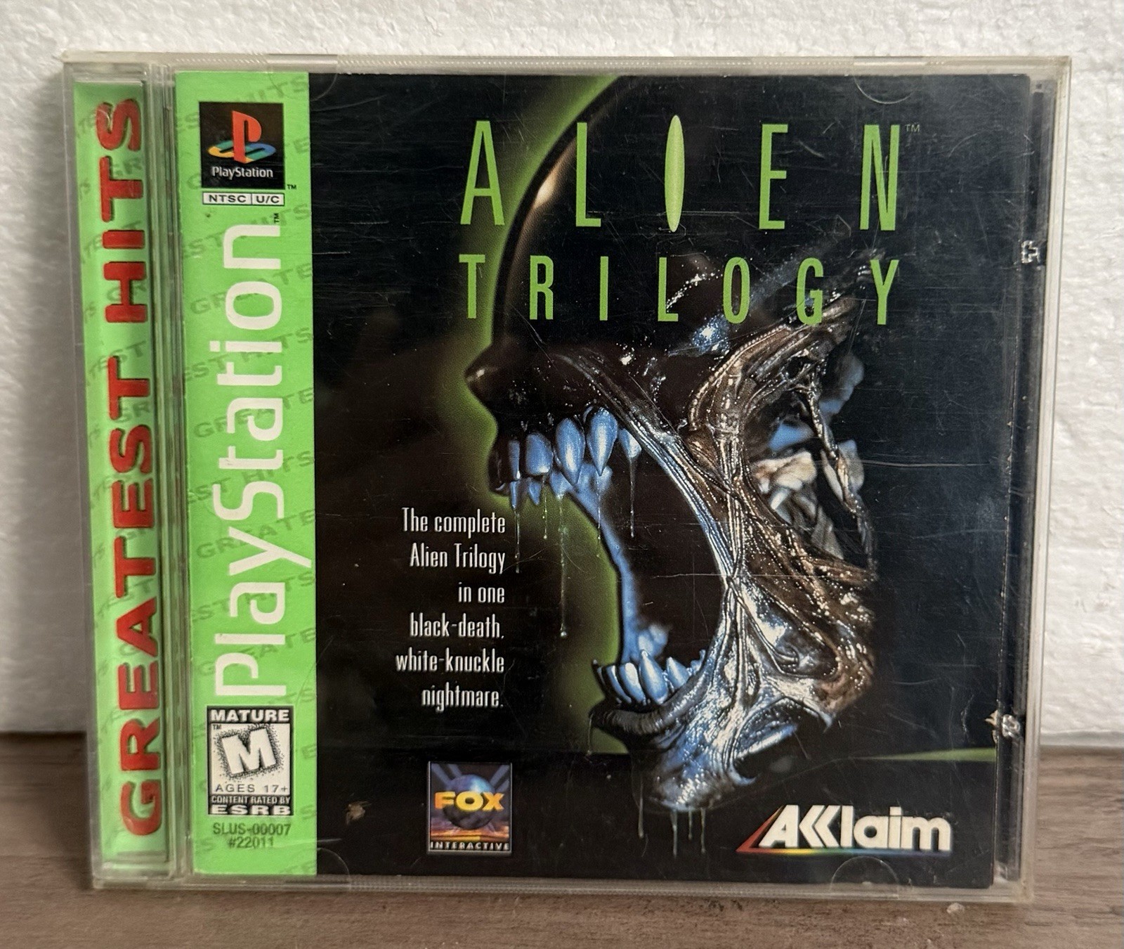 ALIEN TRILOGY: Complete w/ Manual & Reg Card/ PlayStation 1 PS1/ Resurfaced EX+