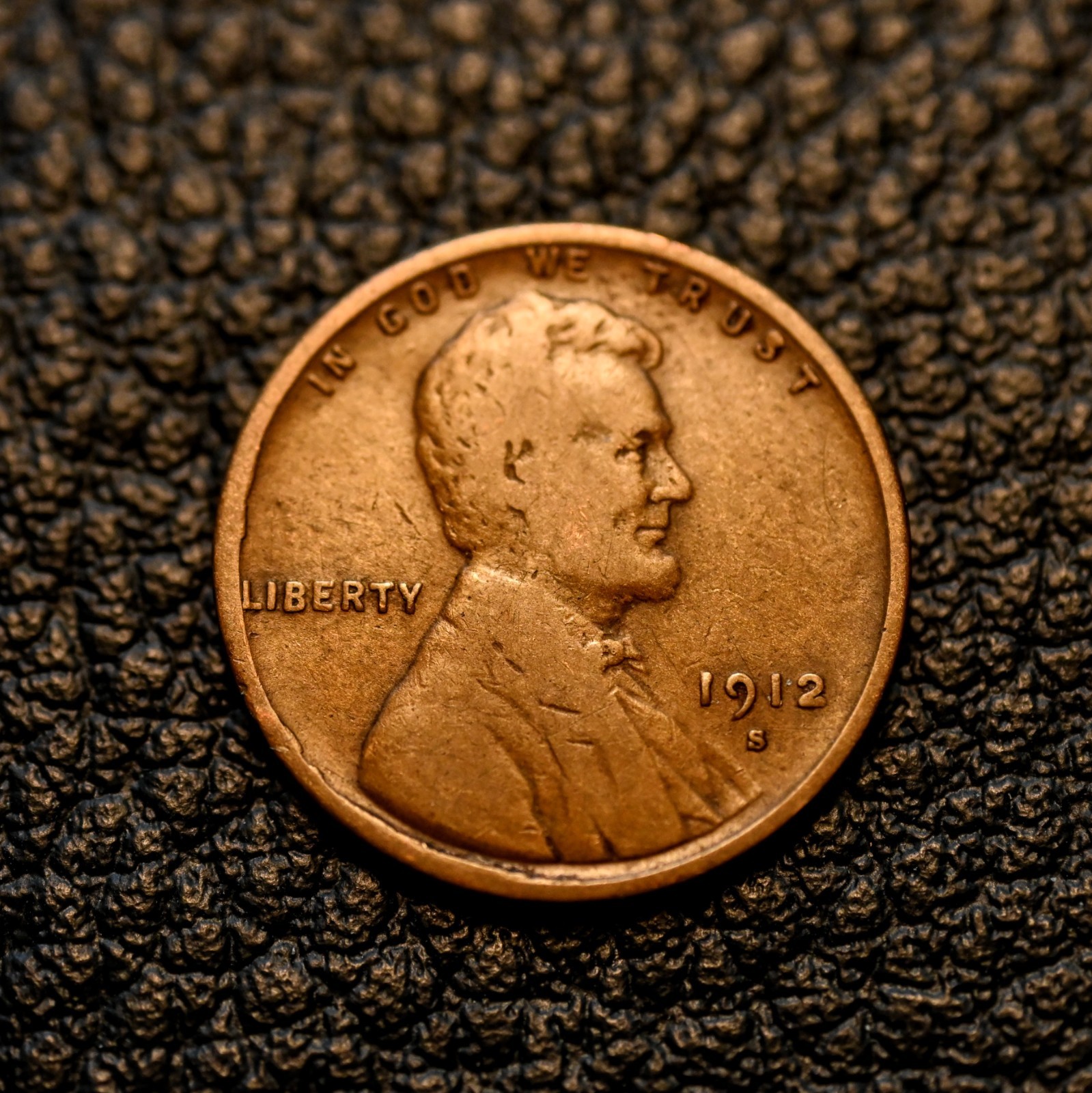 1912-S Lincoln Cent ~ VERY GOOD (VG) Condition ~ COMBINED SHIPPING 1912-S Lincoln Cent ~ VERY GOOD (VG) Condition ~ COMBINED SHIPPING