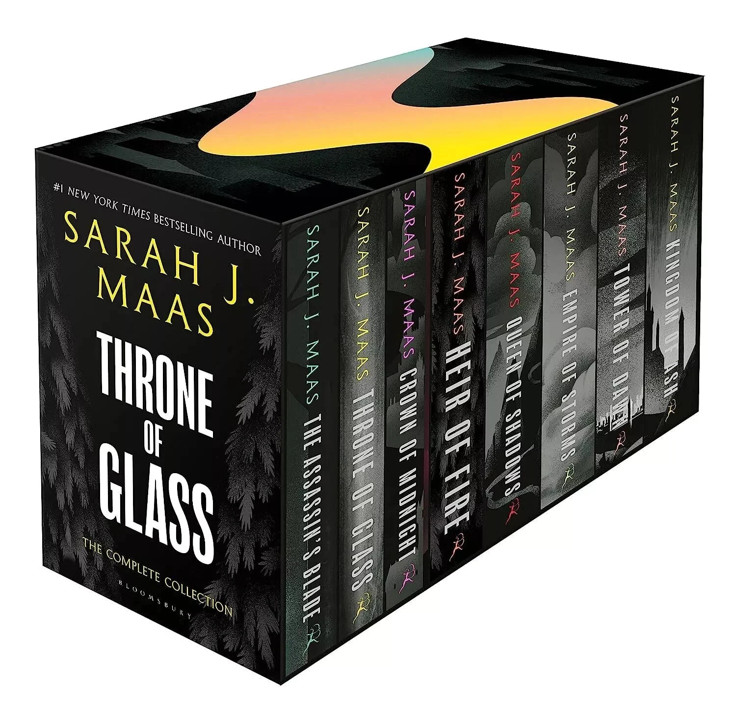 Throne of Glass 8 Books Box Set By Sarah J. Maas, Paperback 