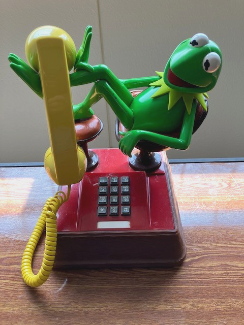 Kermit the Frog Vtg 1983 Telephone | Model TEIF 8030 | Original Box | 1 Owner