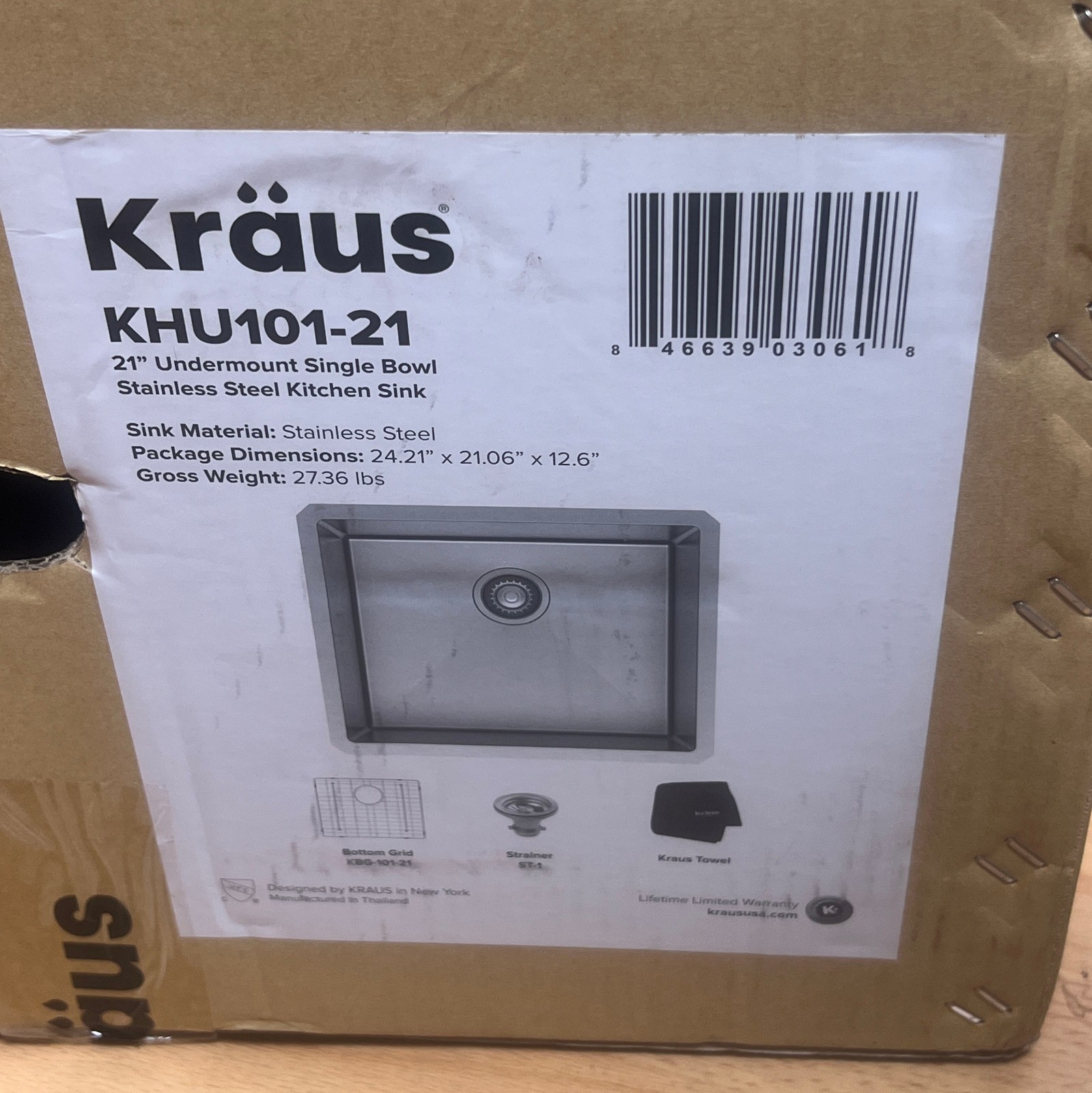 NEW Kraus KHU101-21 21\