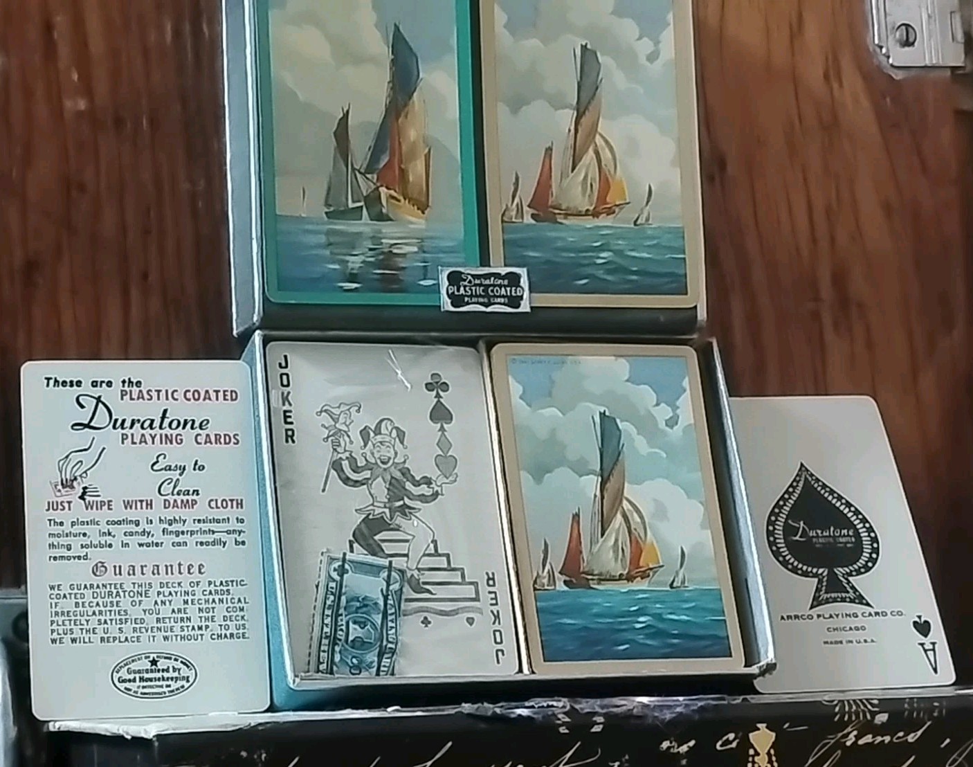 Vintage Arrco Playing Cards Sealed  with full stamp