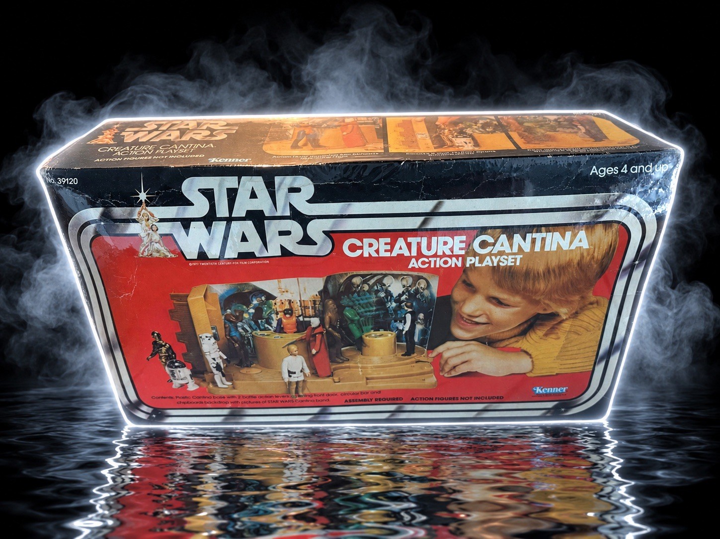 Vintage 1978 Kenner Star Wars Creature Cantina Action Playset Box Instructions